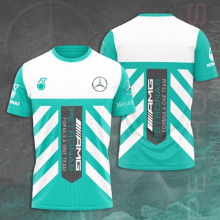 เสื้อยืด พิมพ์ลาย Mercedes-AMG Petronas F1 3 มิติ 5354645