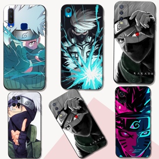 เคสโทรศัพท์มือถือ ซิลิโคนนิ่ม Tpu ลายการ์ตูนนารูโตะ kakashi สีดํา สําหรับ vivo V21 V21e 4G 5G Y67 V5 V5S