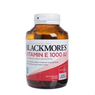 Blackmores Natural Vitamin E 1000IU 100 Capsules