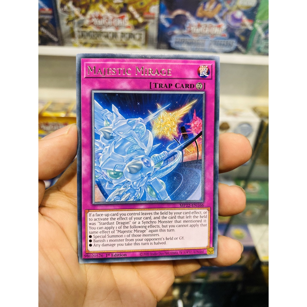 การ์ดยูกิโอ!รหัส MP22-EN166 - Majestic Mirage - Rare - 1st Edition