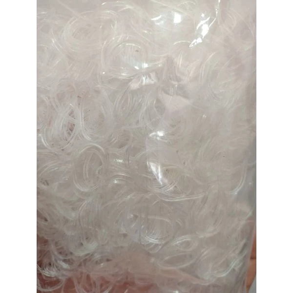 ยางใสมัดผมตุ๊กตา 100 เส้น 12บาท