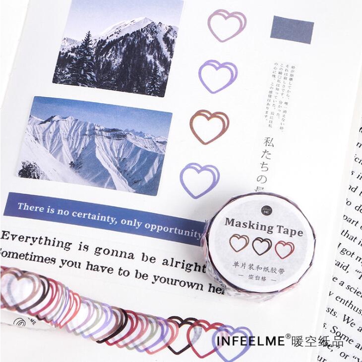 1 ชิ้นสารภาพ Poem Masking Tape ไดอารี่ Scarpbooking DIY ตกแต่ง Washi เทป - รูปที่ 2