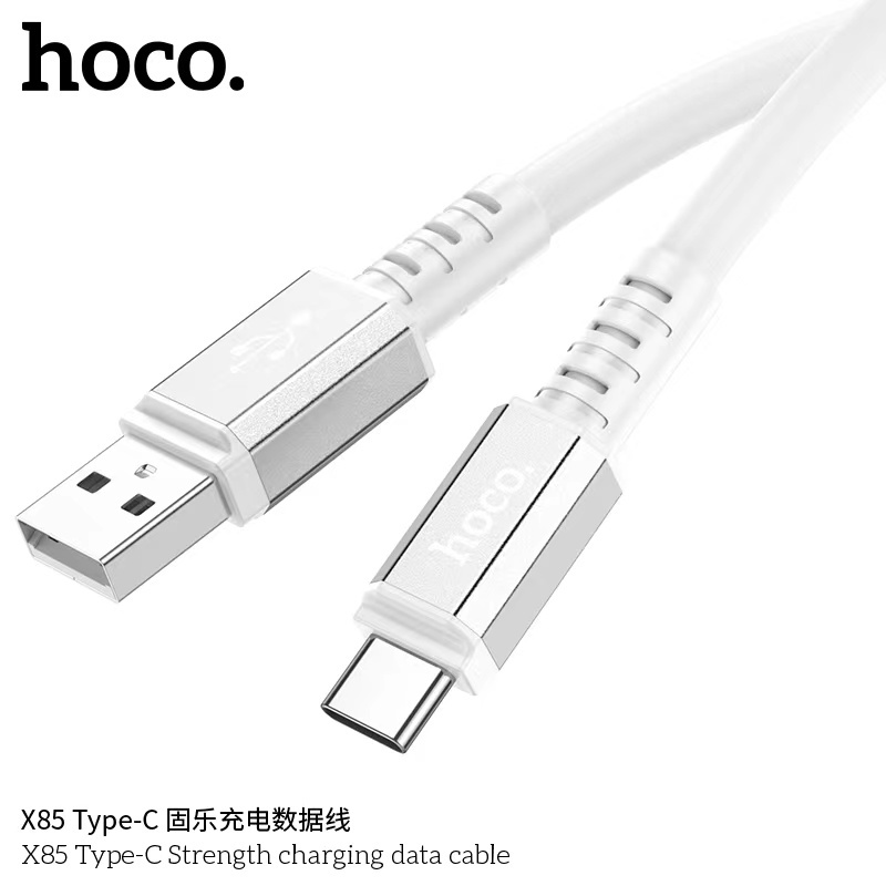 Hoco X85 สายชาร์จแบบหนาพิเศษ 6mm Charging Data Cable 1 เมตร กระแสไฟ 2 ...