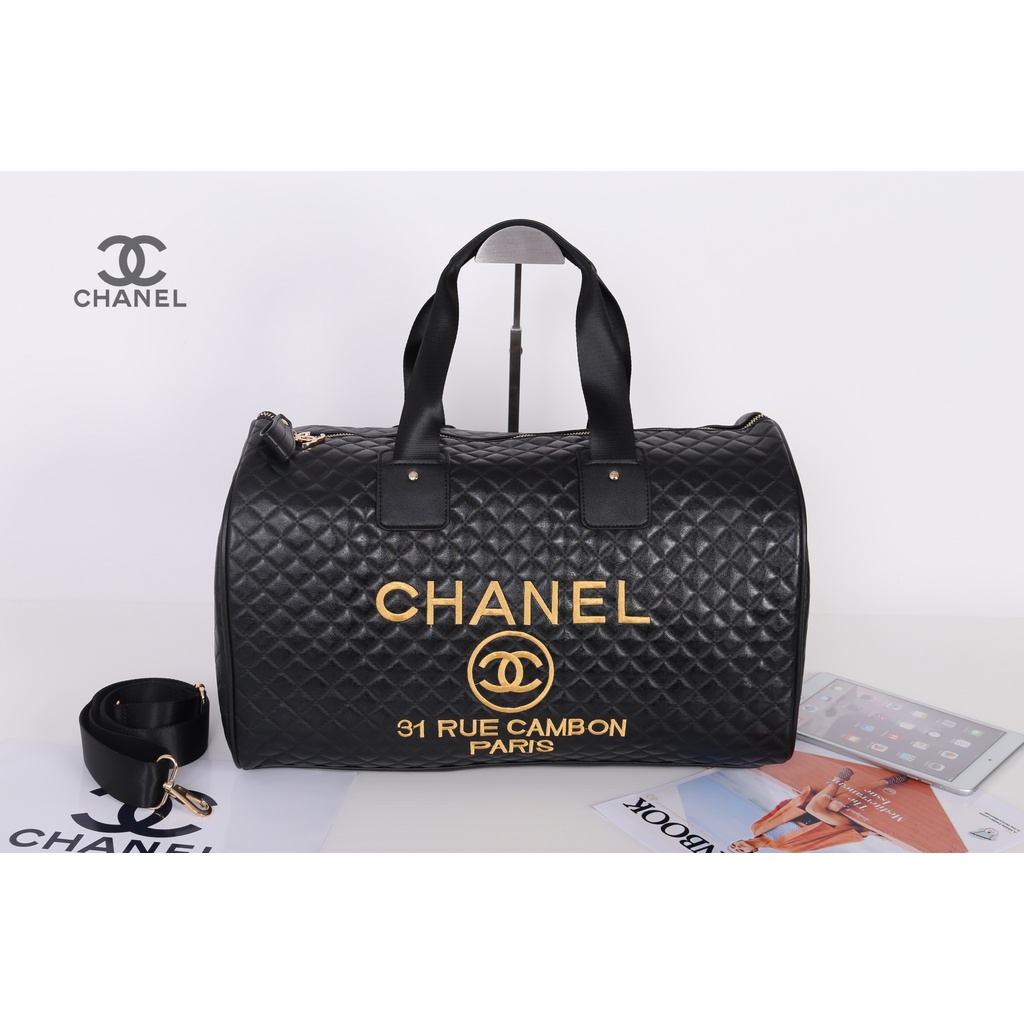 Chanel VIP Precision gift Black Travel Duffle/Gym Bag [Premium gift]