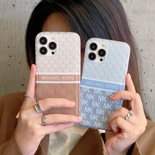 เคสโทรศัพท์มือถือ กันกระแทก แบบเต็มเครื่อง ลาย MK แฟชั่น สําหรับ Apple iPhone 14 pro max 14Plus 13 pro max 12 pro max 11 pro max