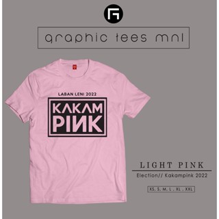 กราฟิก Tees MNL การเลือกตั้ง Leni Robredo Kakampink 2022 เสื้อยืด Unisex ที่กําหนดเองสําหรับผู้ =C0