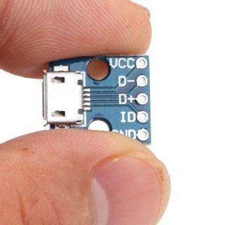 โมดูล micro USB แบบ PCB micro USB interface socket