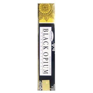 Natural Efe  Indian incense sticks - DEEPIKA Black Opium ธูปหอม แบลกโอเพียม 15g