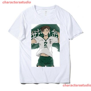 charactersstudio 2021 Haikyuu Futakuchi Kenji Gefertigte เสื้อยืดลําลองแขนสั้นคอกลมพิมพ์ลาย Baumwolle 100% discount