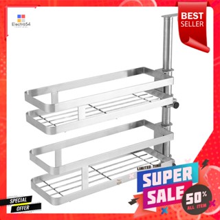 ชั้นวางในครัวสเตนเลสปรับหมุนได้2ชั้นTinySTAINLESS STEEL RORATING WALL SHELF KECH TINY 2-TIER