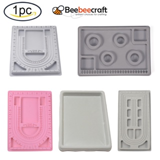 Beebeecraft ลูกปัดพลาสติก สีเทา สําหรับทําเครื่องประดับ สร้อยคอ สร้อยข้อมือ DIY 1 ชิ้น