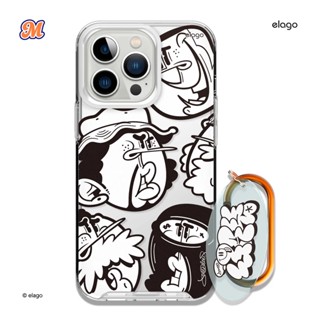 [elago meets] Jflow Case for iPhone 13/14 , 13 Pro Hybrid Clear Case elago X Street Artist ลิขสิทธิ์แท้จากตัวแทนจำหน่าย