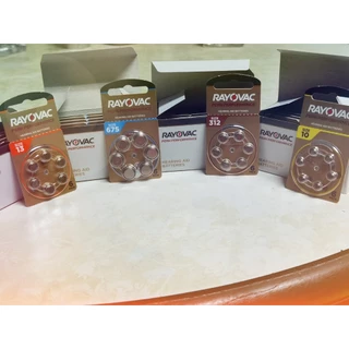 ถ่านเครื่องช่วยฟัง Rayovac PEAK เบอร์ 13 ของแท้ 100% คุณภาพดี ผลิตจากประเทศอังกฤษ