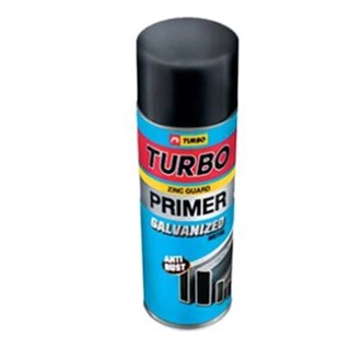 สีสเปรย์ รองพื้นกันสนิมกัลวาไนซ์ TURBO รุ่น TURBO ขนาด 400 ซีซี. สีดำ