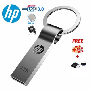 Hp USB3.0 USB แฟลชไดรฟ์ 2TB Pendrive ความเร็วสูง แฟลชดิสก์ ส่ง Android TypeC อะแดปเตอร์