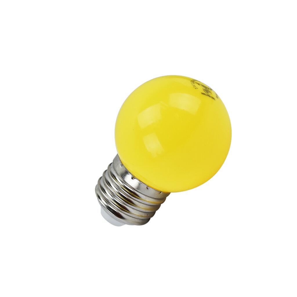 หลอดปิงปอง LED ขั้ว E27 หลอดปิงปอง LED ขั้ว E27 เหลือง
