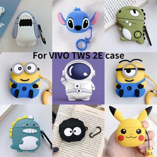 【Case Home】เคสหูฟัง แบบนิ่ม ลายการ์ตูนนักบินอวกาศ No.2 สําหรับ VIVO TWS 2E