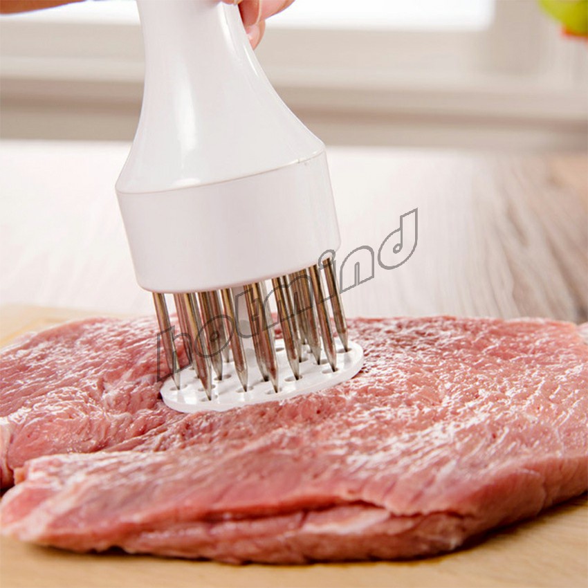 HD เครื่องจิ้มเนื้อ จิ้มหนังหมูกรอบ อุปกรณ์ทำเนื้อนุ่ม เครื่องใช้ในครัว Meat tenderizer