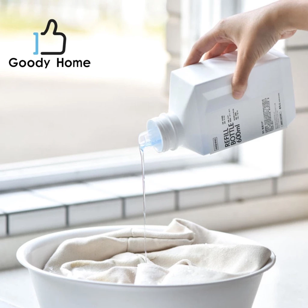 Goody Home ขวดรีฟิล สำหรับใส่น้ำยาซักผ้า ปรับผ้านุ่ม ต่างๆ หรือของเหลว อื่น แบบเติมได้