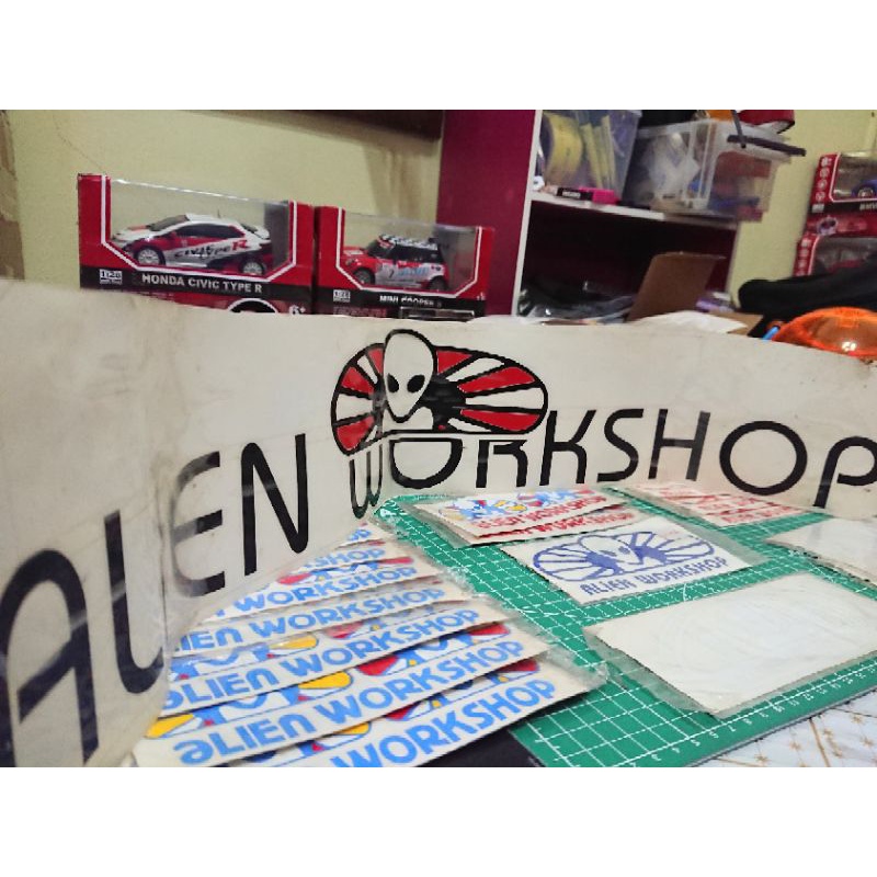Limited Stiker Sticker Vintage Alien Workshop