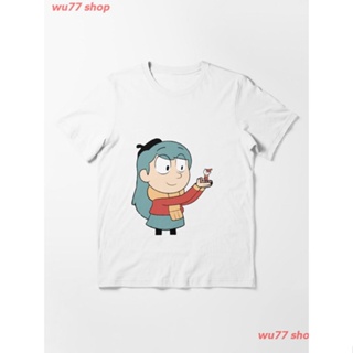 2022 Hilda From Hilda Essential T-Shirt เสื้อยืด ดพิมพ์ลาย ดผ้าเด้ง คอกลม cotton แฟชั่น sale Unisex