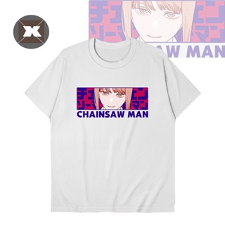 Chainsaw Man - Makima เสื้อยืดแขนสั้น Anime Casual T เสื้อคอสเพลย์หลวม Tee Hot ยอดนิยมทั้งหมดตรงกับ topแฟชั่นเกาหลี