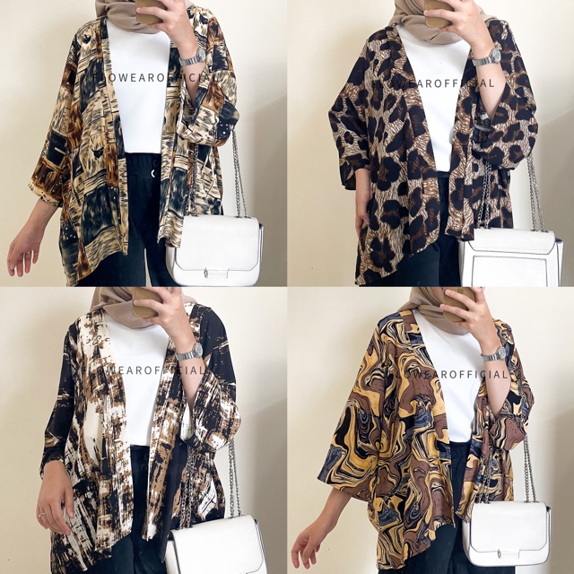 Flowear Aora Outer Women Batik Jumbo Brown Series