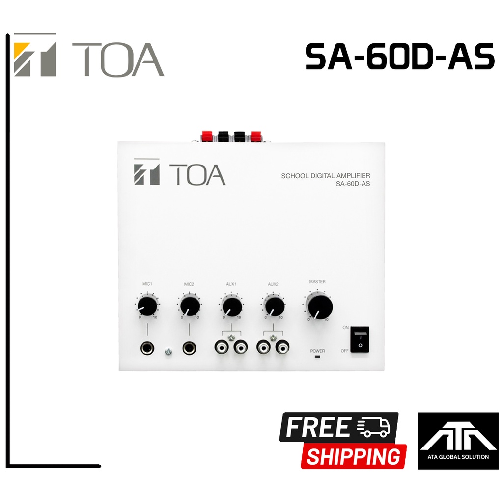 Digital Amplifiers TOA SA-60D AS เครื่องขยายเสียงห้องเรียน 60 วัตต์