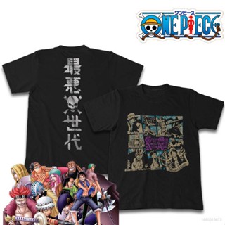 เสื้อเบลาส์ เสื้อทหาร Yb1 เสื้อยืดแขนสั้นลําลอง พิมพ์ลายอนิเมะ ONE PIECE 3D ทรงหลวม แฟชั่น BY1 Tee