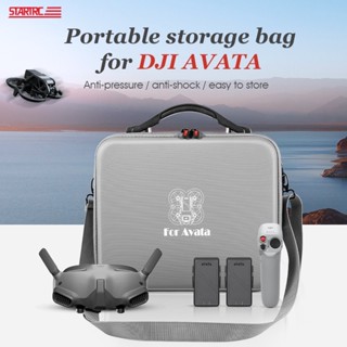 STARTRC Shoulder Bag for DJI Avata FPV Drone Flight Goggles V2 Combo Set Storage Bag DJI Goggles 2 Carrying PU Handbag