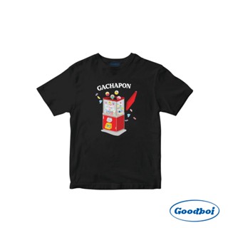 Goodboi เสื้อครอป ฟรีไซส์ ลาย "Gachapon" ใส่สบาย ไม่หด ผ้านิ่ม (พร้อมจัดส่ง)