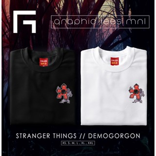 เสื้อยืดกราฟิก MNL Stranger Things 407 Demogorgon เสื้อยืด Unisex น่ารักแบบกําหนดเองสําหรับผู้ห o8H