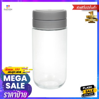 ขวดโหลแก้วฝากด KECH CLICKER 0.8 ลิตร สีเทาGLASS JAR WITH PUSH-BUTTON LID KECH CLICKER 0.8L GREY