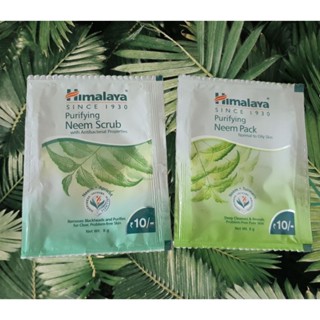 Himalaya Neem Face Scrub &amp; Pack ขนาดทดลองใช้ หรือ ขนาดพกพา