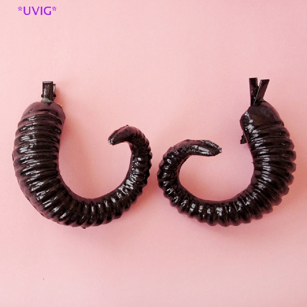 Uvig> กิ๊บติดผม รูปเขาปีศาจ แกะ พร็อพสําหรับแต่งคอสเพลย์ ปาร์ตี้ฮาโลวีน