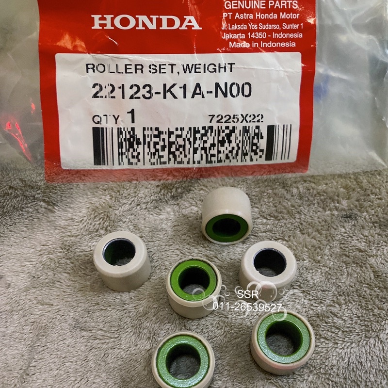 Beat V4 ชุดลูกกลิ้งน้ําหนัก/ลูกกลิ้งรอก Honda 22123-K1A-N00