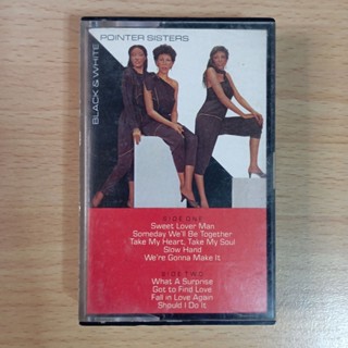 Pointer Sisters / The eighth studio album / Black &amp; White (1981) Cassette เทปรับประกันไม่มีอัดทับมีเก็บเงินปลายทาง/ 0826