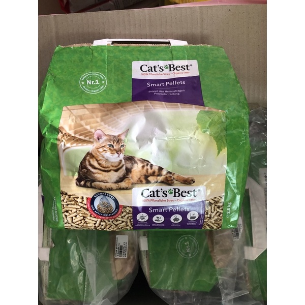 (1 แถม 1) Cat’s Best Smart Pellets ทรายแมวแบบแท่ง สำหรับแมวขนยาว ขนาด 5 ลิตร