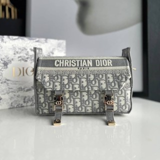 กระเป๋าสะพาย CHRISTIAN DIOR MESSENGER OBLIQUE SS2022 COLLECTION     เป็นที่สุดของคอลใหม่ล่าสุด 💛