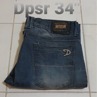 ยีนส์ใหม่ ยี่ห้อ Dpsr เอว 34 นิ้ว