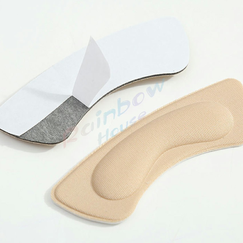 Rainbow แผ่นกันกัด  แผ่นกันรองเท้ากัด เนื้อนิ่ม ช่วยแก้รองเท้าหลวม 1 แพค ต่อ คู่  Sponge heel pad