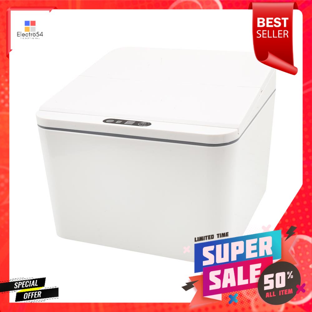 ถังขยะอัจฉริยะ ACCO SENSOR SNOW 4 ลิตร สีขาวSMART TRASH CAN ACCO SENSOR SNOW 4L WHITE