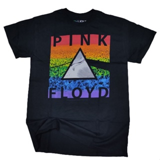 เสื้อสีขาว เสื้อยืดแฟชั่น เสื้อยืดคอกลม[COD] เสื้อยืดวง PINK FLOYD ลิขิสทธิ์แท้ ปี2016 oversizeS-5XL