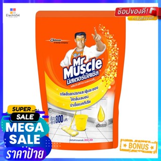 น้ำยาทำความสะอาดพื้น MR.MUSCLE 800ml LEMONLIQUID CLEANING GENERAL SURFACE MR.MUSCLE 800ml LEMON