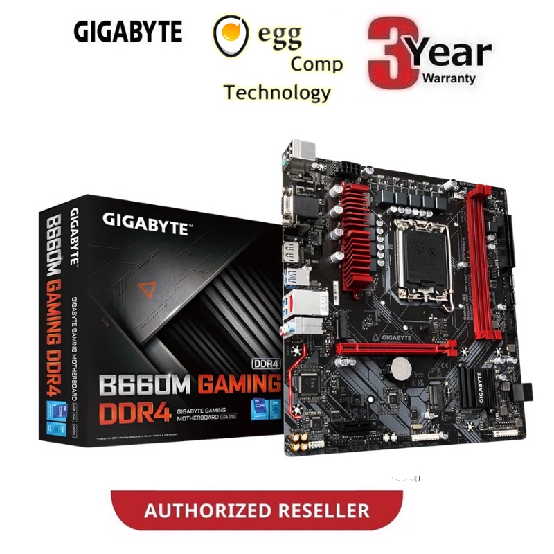 GIGABYTE B660M GAMING DDR4 INTEL LGA1700 MICRO ATX MOTHERBOARD