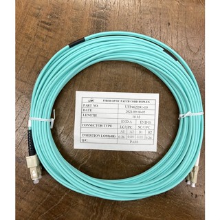 UFP462D31-10 Fiber Cable 10m SC/LC Multimode Link