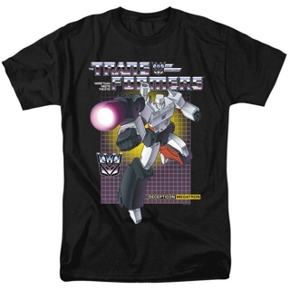 คนอ้วนการ์ตูนเสื้อยืดผ้าฝ้าย พิมพ์ลาย Transformers Decepticon Megatron Fathers Day สําหรับผู้ชาย PO321TY65U16422