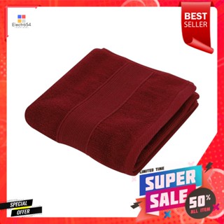 ผ้าขนหนู HOME LIVING STYLE LOGAN 15x31 นิ้ว สีแดงเข้มTOWEL HOME LIVING STYLE LOGAN 15X31" MAROON