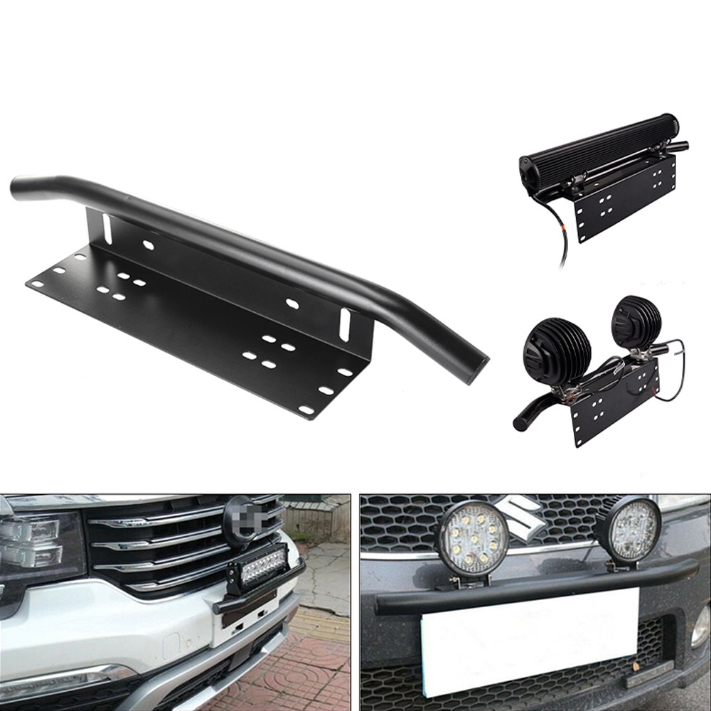 Universal License Plate Light Frame Off Road Accessories Front Frame