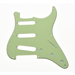 Hs-(พร้อมส่ง) แผ่นกันรอย ST Pickguard 8 หลุม สีเขียวมิ้นท์ สไตล์วินเทจ